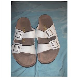 White birkenstock’s. worn a handful of times